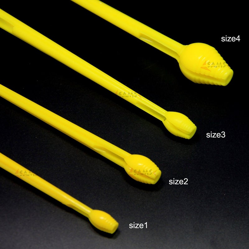 SAMSFX Fishing Hook Disgorger Snelled Fish Hook Remover Tool 2PCS in Pack (Yellow, 2PCS) - Image 4